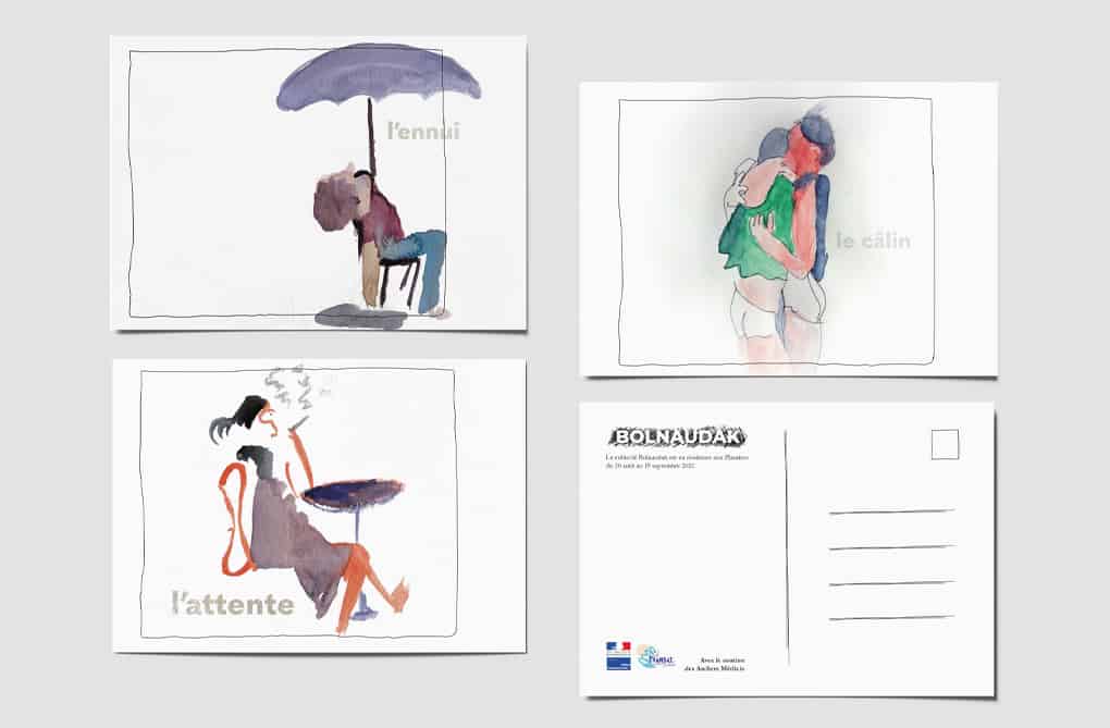 carte postale résidence transat