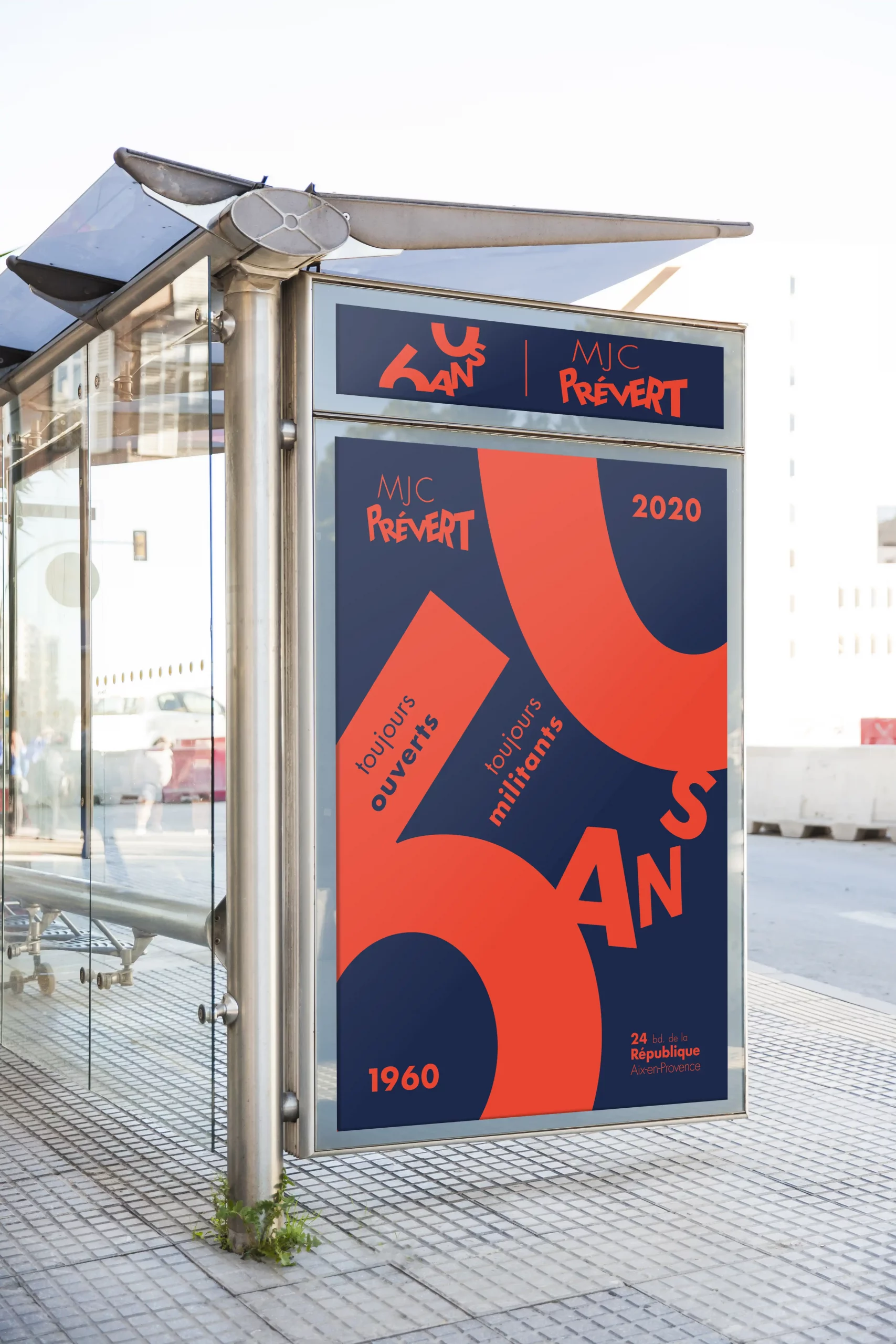 Mock up MJC Prevert 60 ans